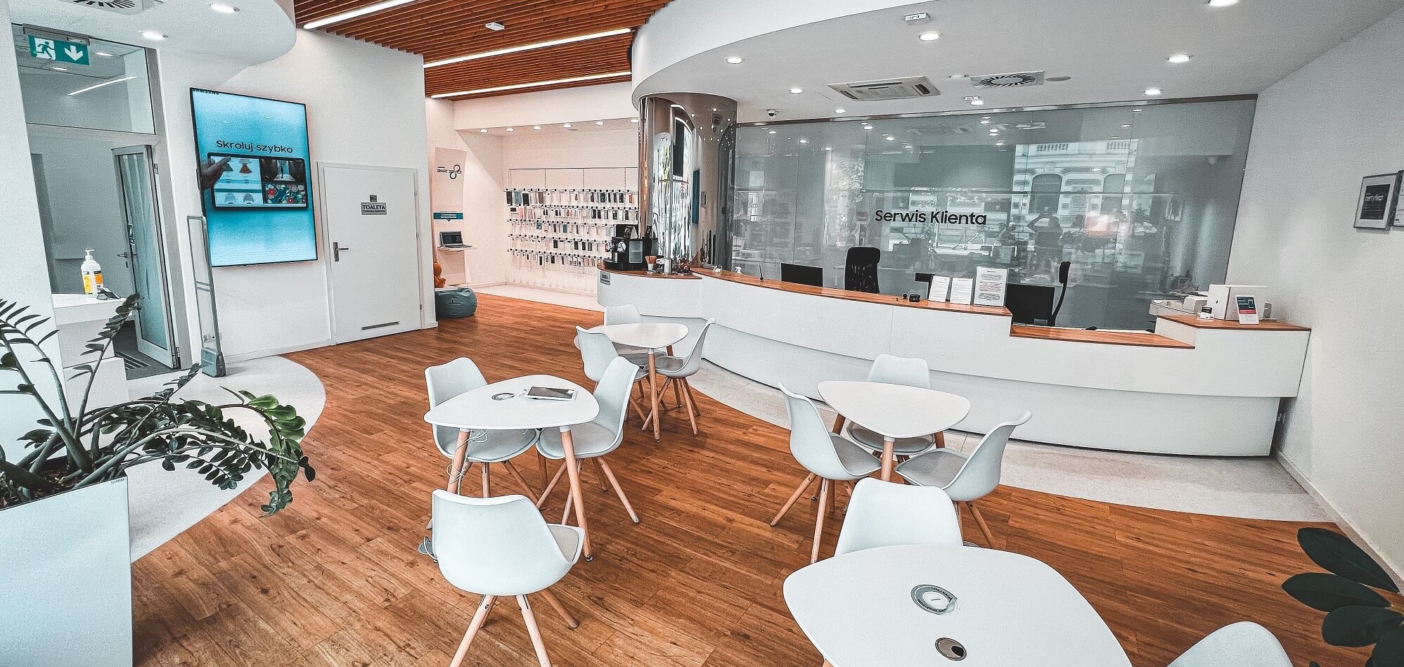 Mapa Krakowa, ze wskazaniem lokalu 1Core.